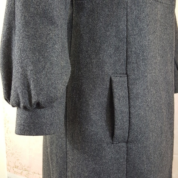 Guess Wool Blend Pea Coat Sz Medium - Picture 4 of 8